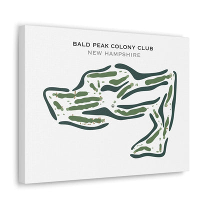 Bald Peak Colony Club, New Hampshire - Printed Golf Course