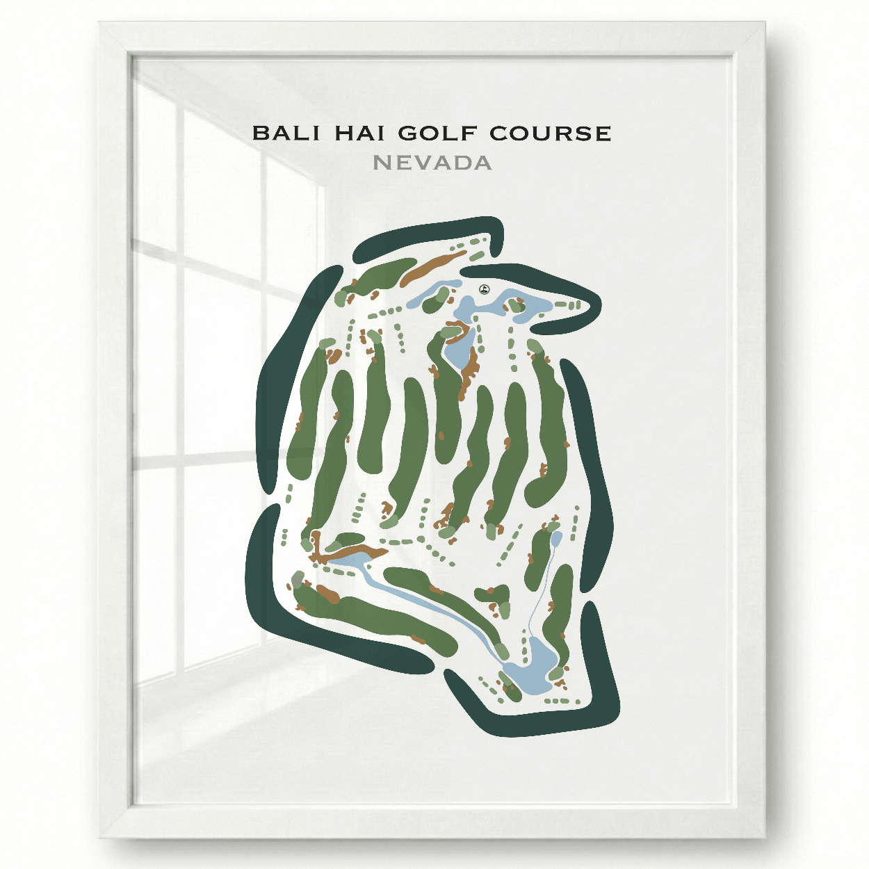Bali Hai Golf Course, Nevada - Printed Golf Courses