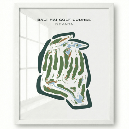 Bali Hai Golf Course, Nevada - Printed Golf Courses