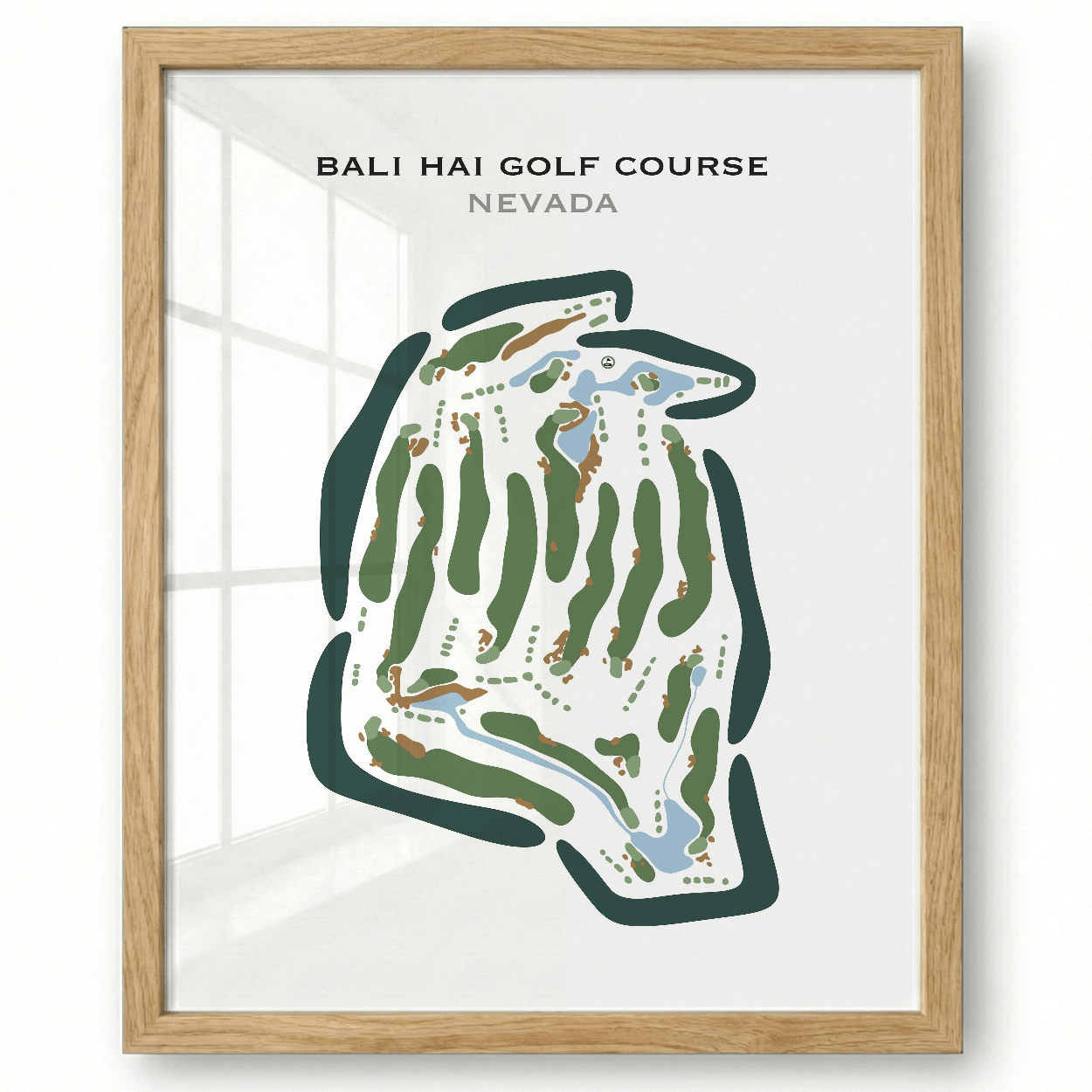 Bali Hai Golf Course, Nevada - Printed Golf Courses