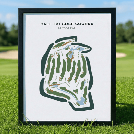 Bali Hai Golf Course, Nevada - Printed Golf Courses
