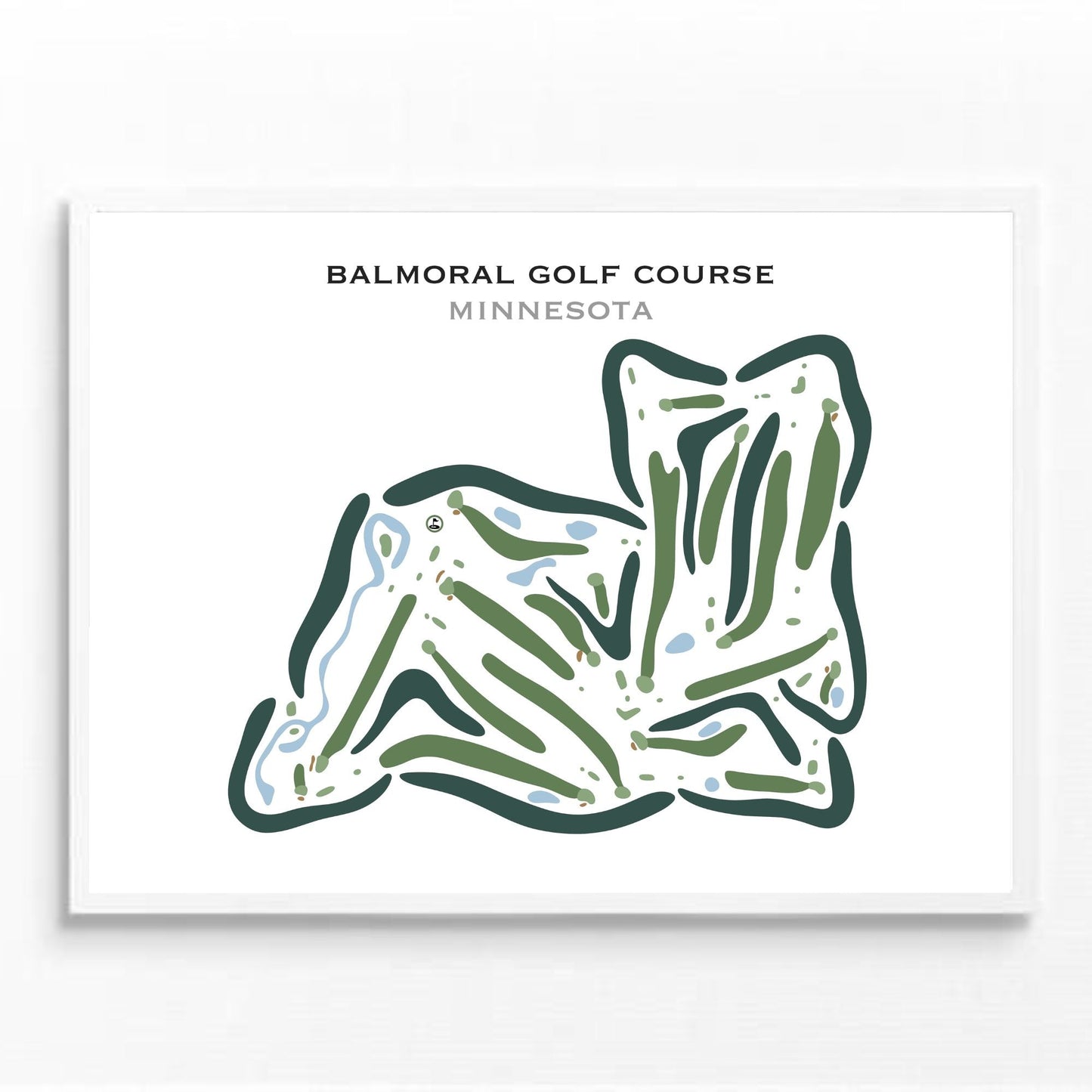 Balmoral Golf Course, Minnesota - Printed Golf Courses