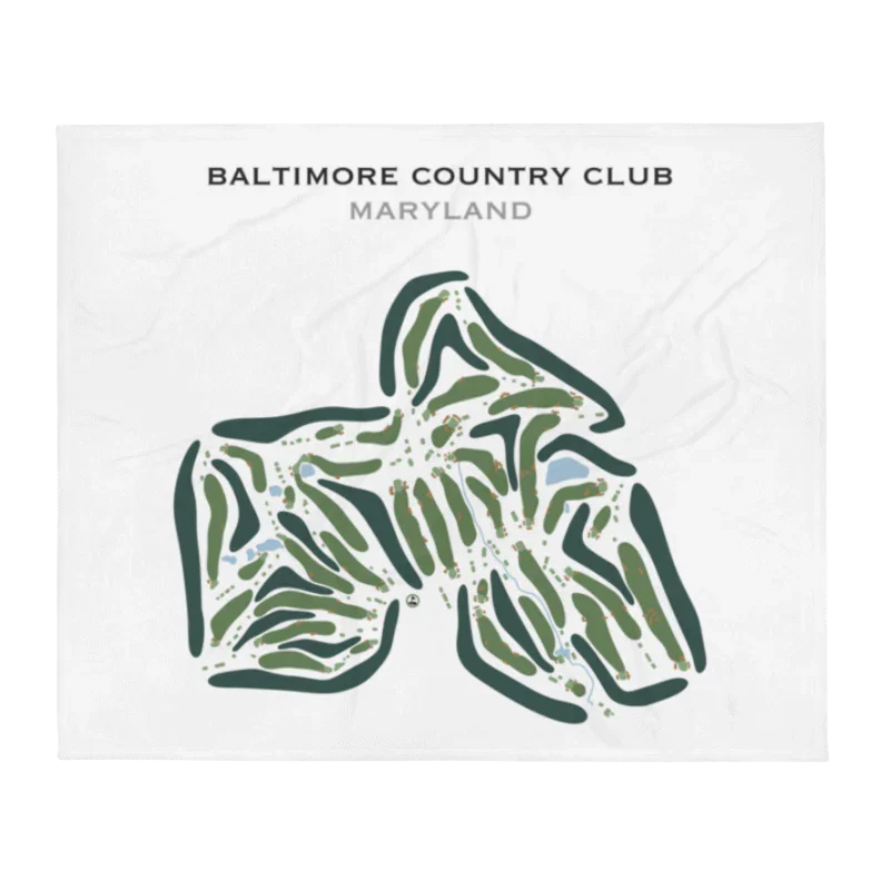 Baltimore Country Club, Maryland - Printed Golf Courses