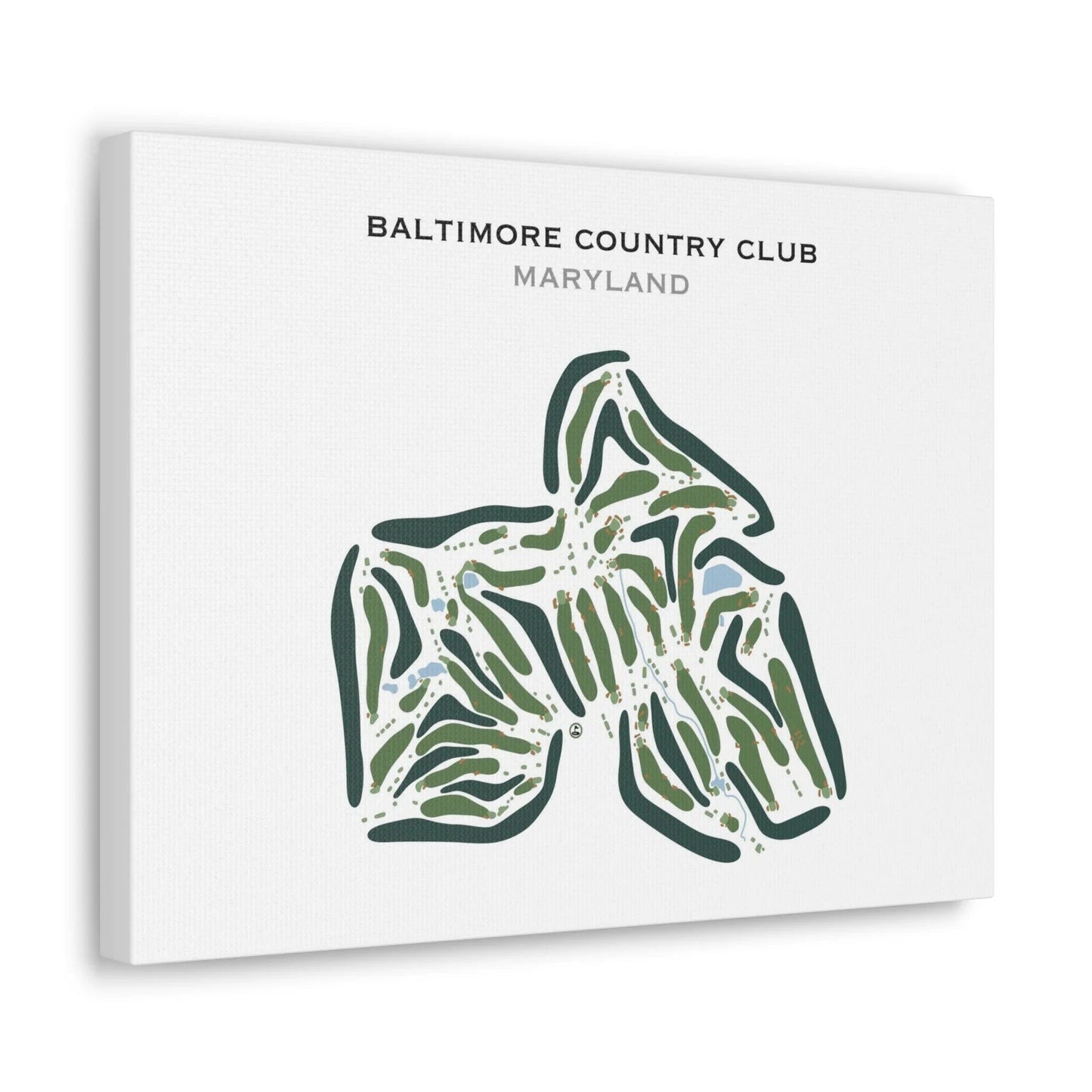 Baltimore Country Club, Maryland - Printed Golf Courses