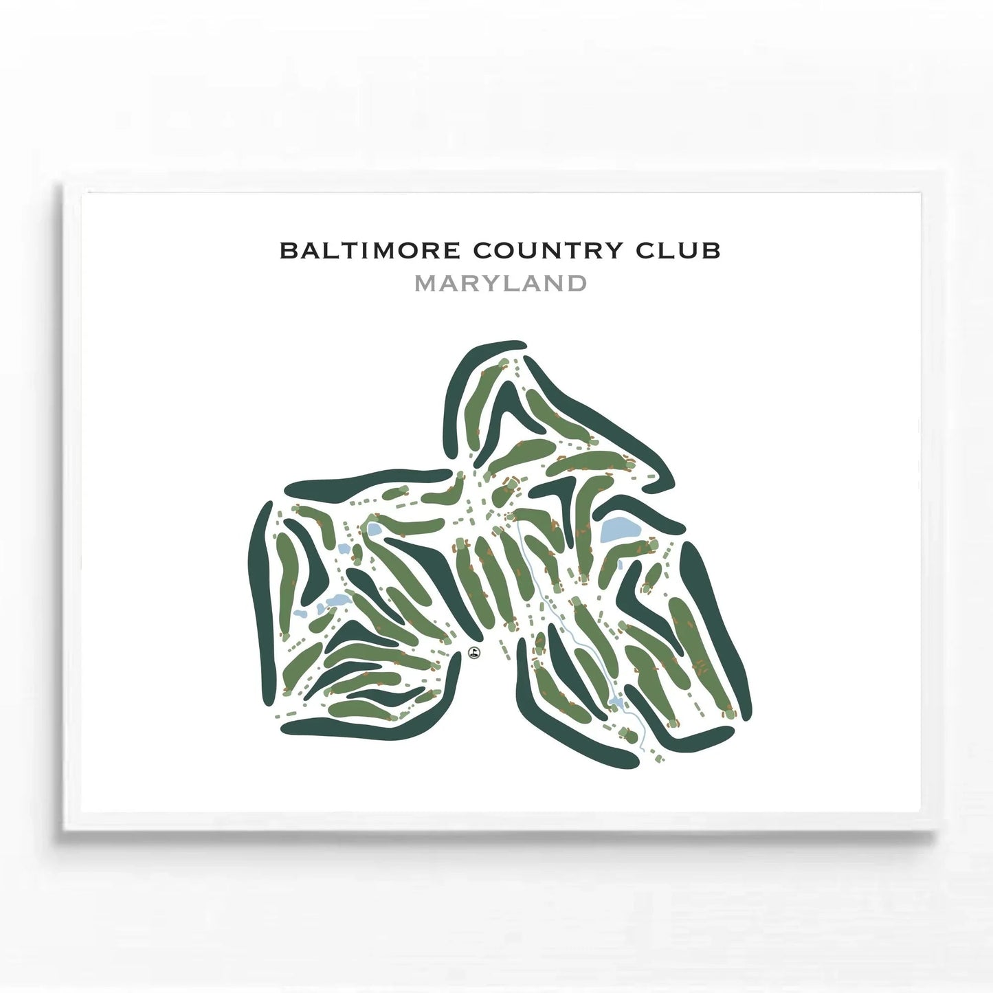 Baltimore Country Club, Maryland - Printed Golf Courses