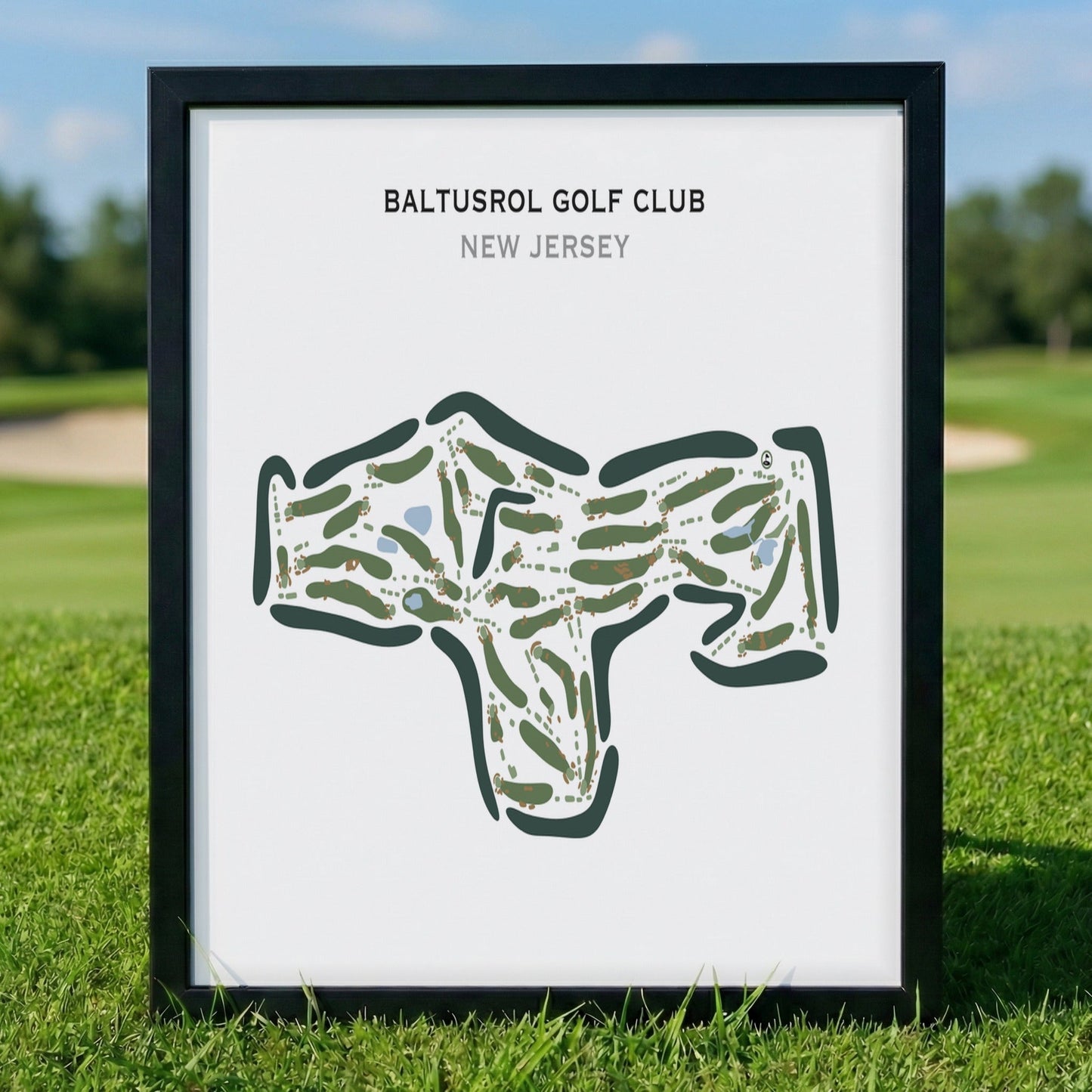 Baltusrol Golf Club, New Jersey - Printed Golf Courses
