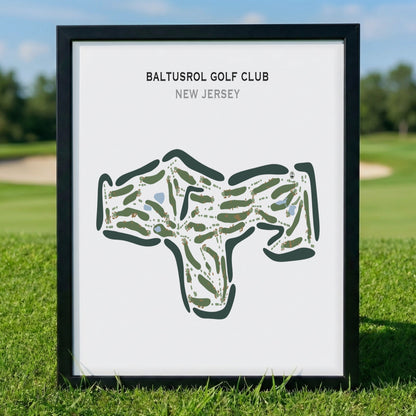 Baltusrol Golf Club, New Jersey - Printed Golf Courses