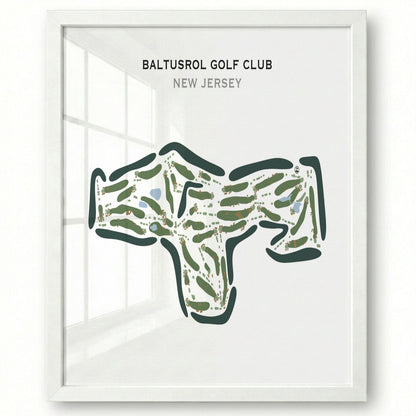 Baltusrol Golf Club, New Jersey - Printed Golf Courses