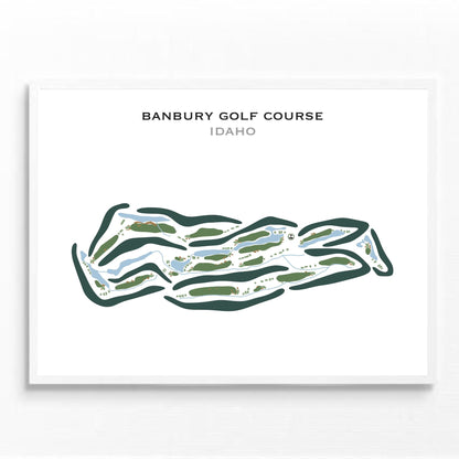 BanBury Golf Course, Idaho - Printed Golf Courses
