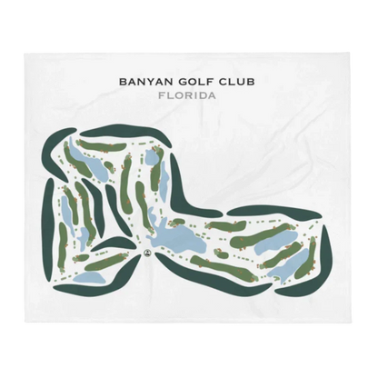 Banyan Golf Club, West Palm Beach, Florida - Printed Golf Courses