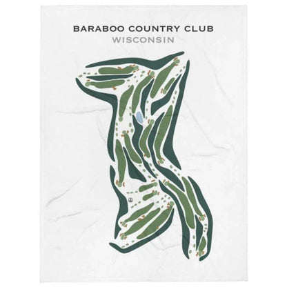 Baraboo Country Club, Wisconsin - Printed Golf Courses
