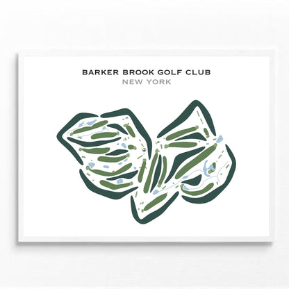 Barker Brook Golf Club, New York - Printed Golf Courses