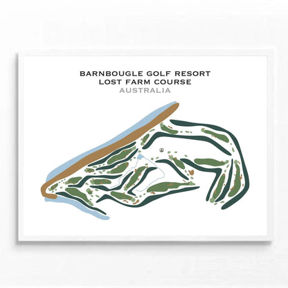 Barnbougle Golf Resort, Lost Farm Golf Course, Australia - Printed Golf Courses