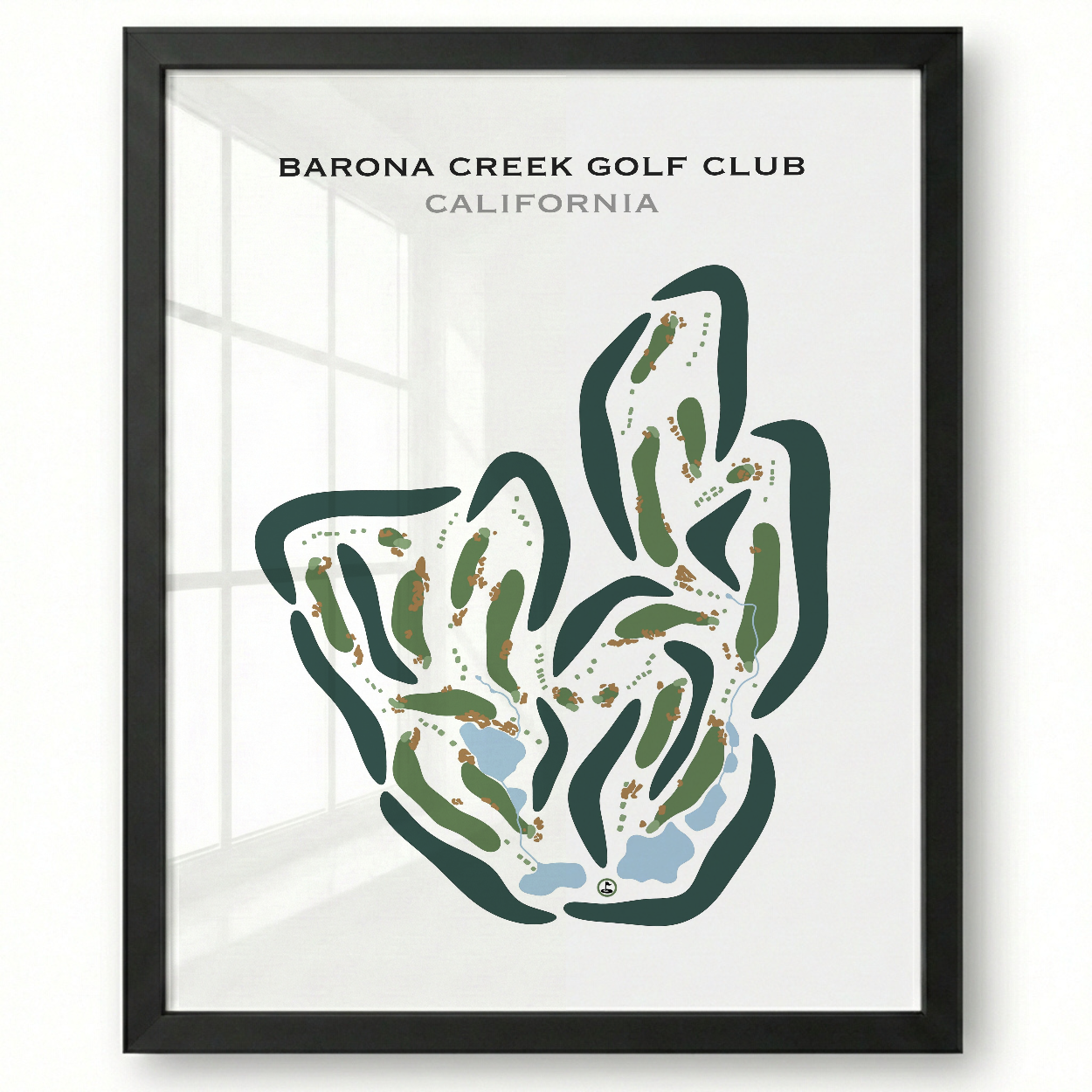 Barona Creek Golf Club, California - Printed Golf Courses
