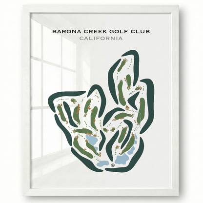 Barona Creek Golf Club, California - Printed Golf Courses