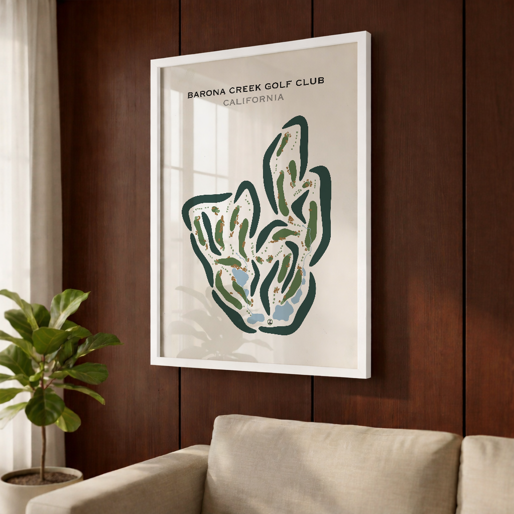 Barona Creek Golf Club, California - Printed Golf Courses