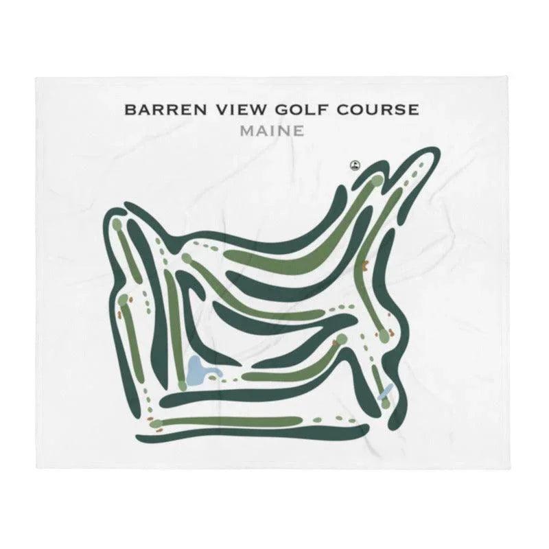 Barren View Golf Course, Maine - Printed Golf Courses