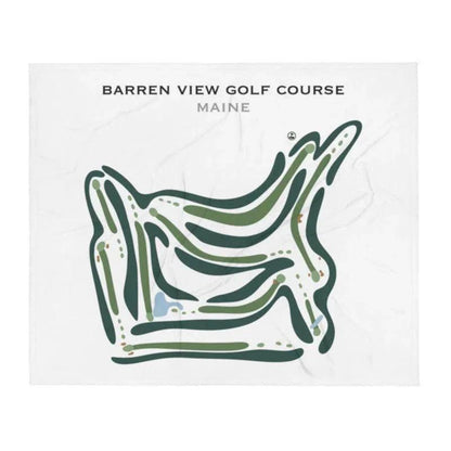 Barren View Golf Course, Maine - Printed Golf Courses