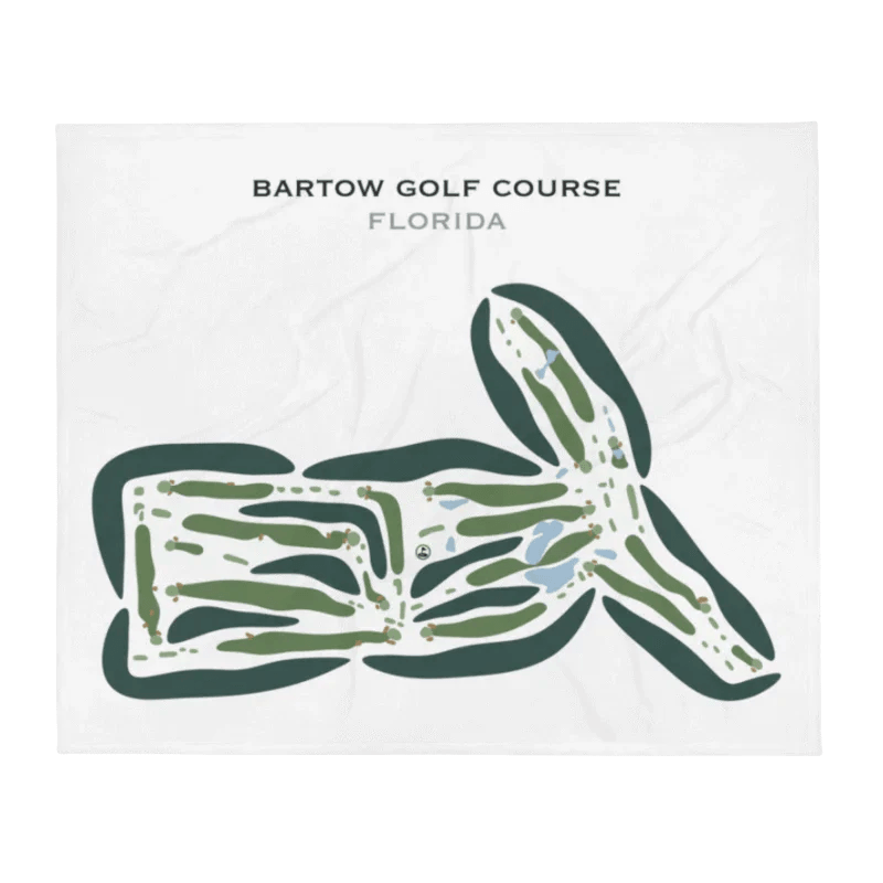 Bartow Golf Course, Florida - Printed Golf Course