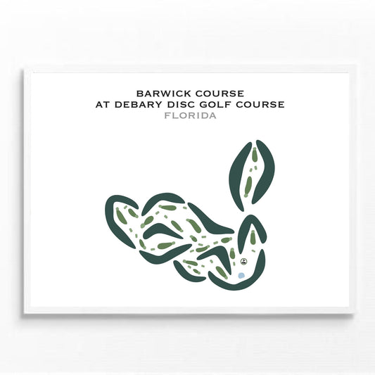 Barwick Course at Debary Disc Golf Course, Florida - Printed Golf Courses