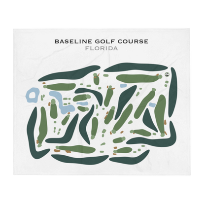 Baseline Golf Course, Florida - Printed Golf Courses