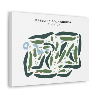Baseline Golf Course, Florida - Printed Golf Courses