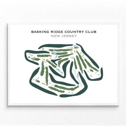 Basking Ridge Country Club, New Jersey - Printed Golf Courses