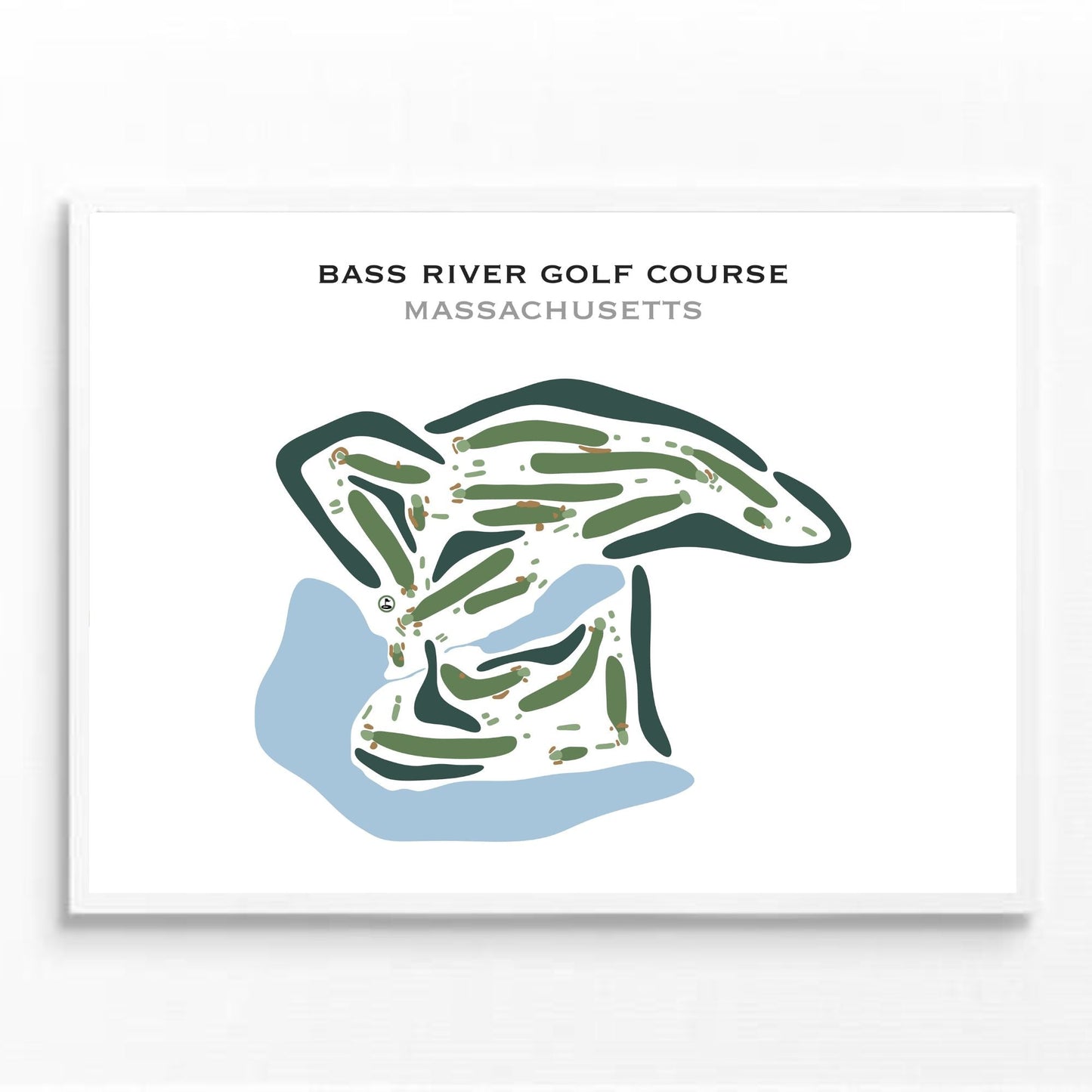 Bass River Golf Course, Massachusetts - Printed Golf Courses