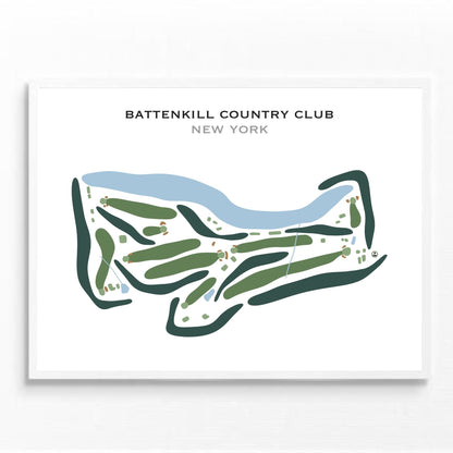 Battenkill Country Club, New York - Printed Golf Courses