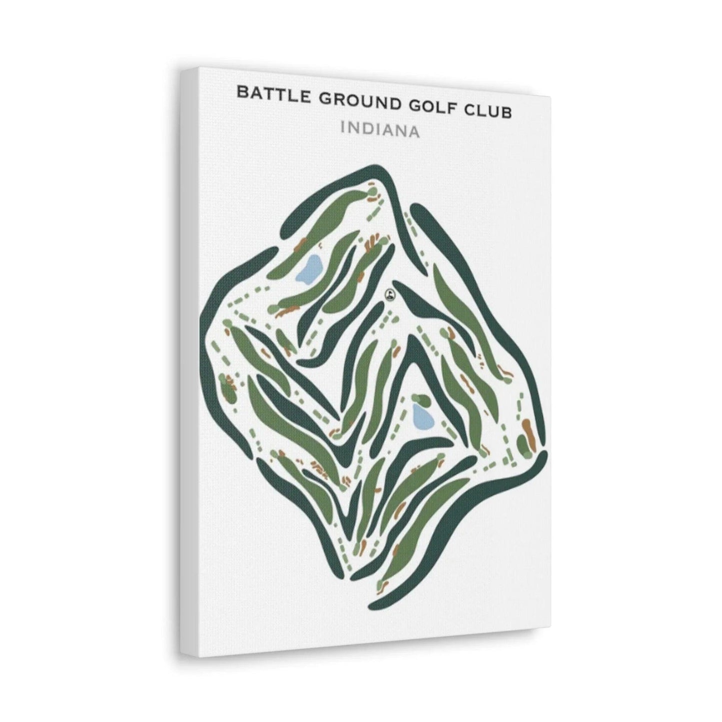 Battle Ground Golf Club, Indiana - Printed Golf Courses