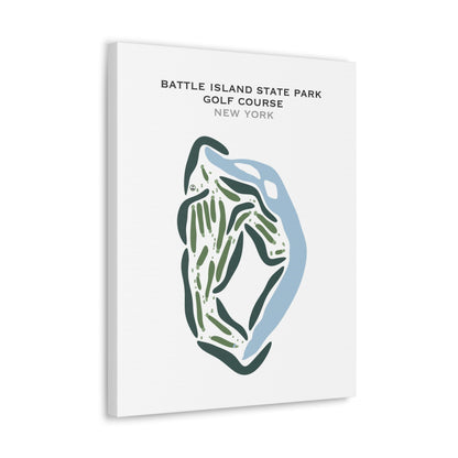 Battle Island State Park Golf Course, New York - Printed Golf Courses