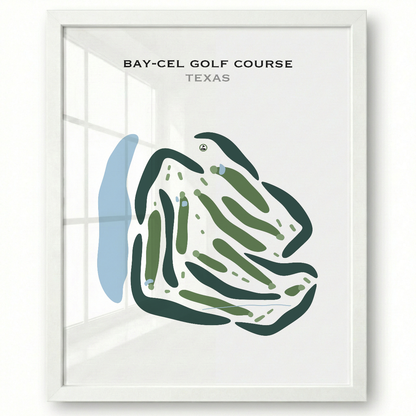 Bay-Cel Golf Course, Texas - Printed Golf Courses