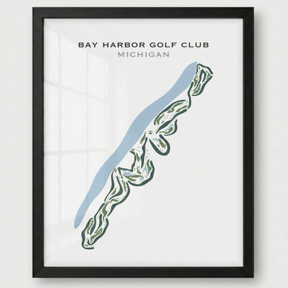 Bay Harbor Golf Club, Michigan - Printed Golf Courses