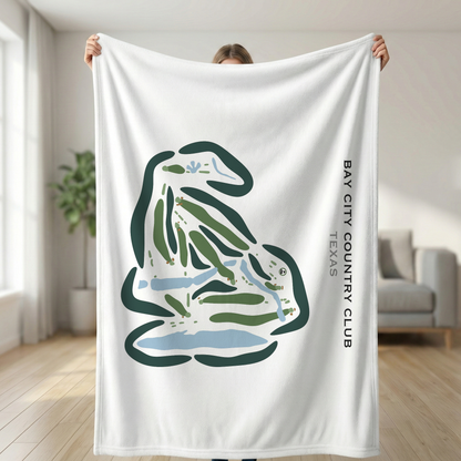 Bay City Country Club, Texas - Printed Golf Courses