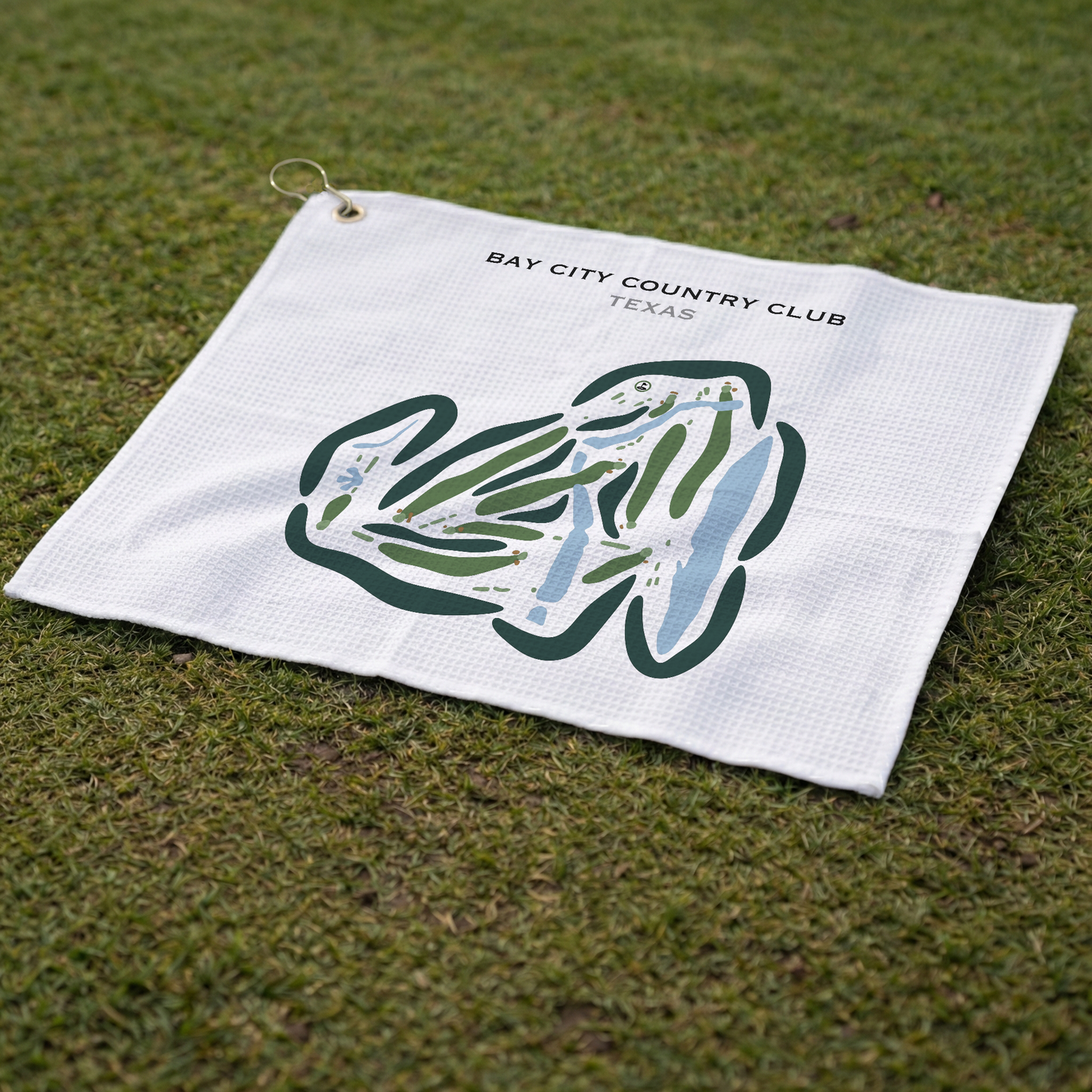 Bay City Country Club, Texas - Printed Golf Courses