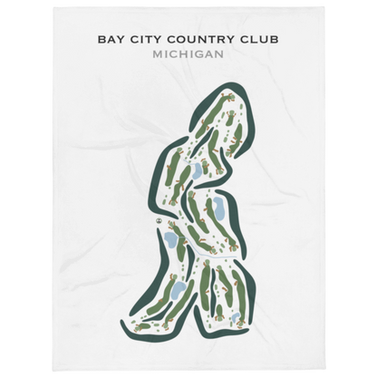 Bay City Country Club, Michigan - Printed Golf Courses