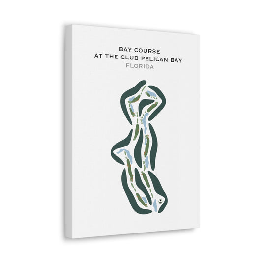 Bay Course at The Club Pelican Bay, Florida - Printed Golf Courses