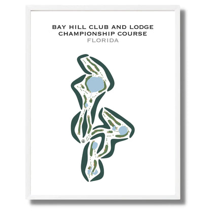 Bay Hill Club and Lodge, Championship Course, Florida - Printed Golf Courses