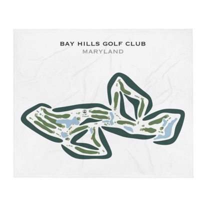 Bay Hills Golf Club, Maryland - Printed Golf Courses