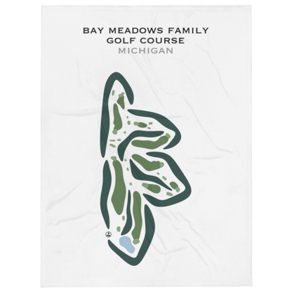 Bay Meadows Family Golf Course, Michigan - Printed Golf Courses