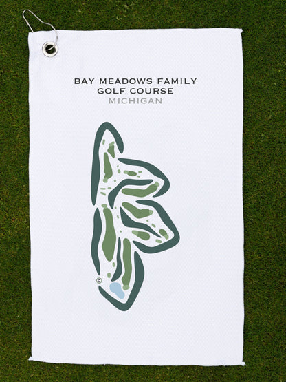 Bay Meadows Family Golf Course, Michigan - Printed Golf Courses