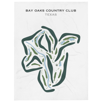 Bay Oaks Country Club, Texas - Printed Golf Courses