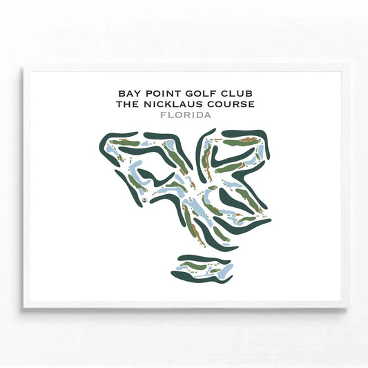Bay Point Golf Club, The Nicklaus Course, Florida - Printed Golf Course