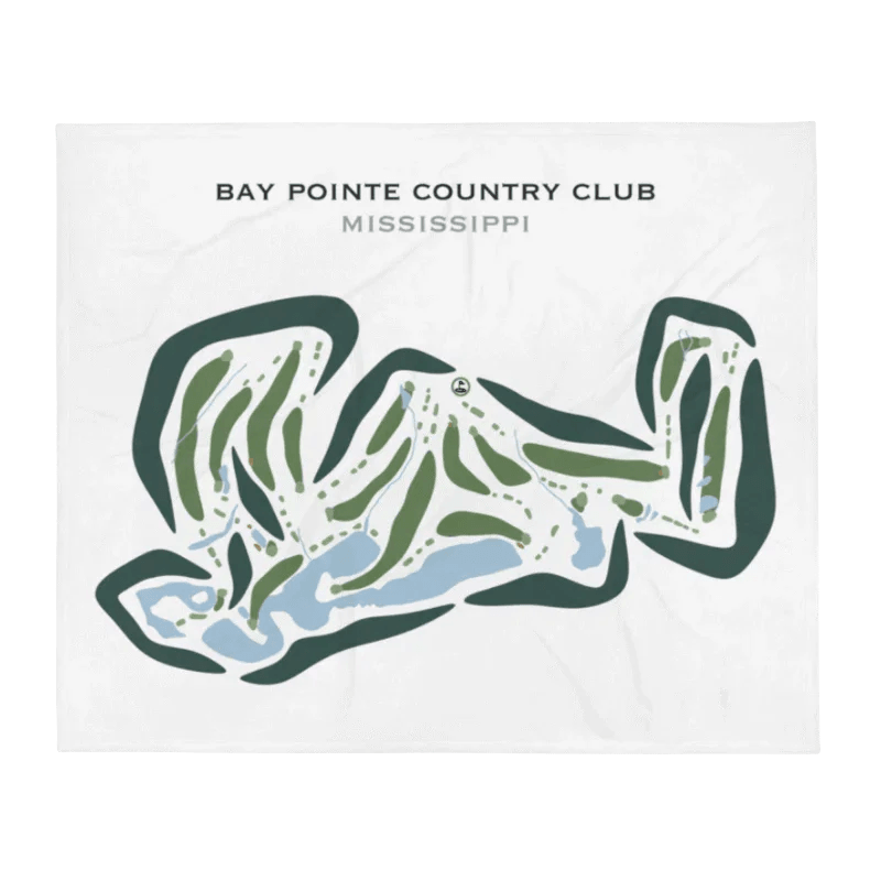 Bay Pointe Country Club, Mississippi - Printed Golf Courses