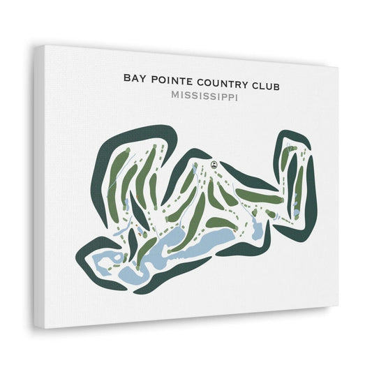 Bay Pointe Country Club, Mississippi - Printed Golf Courses