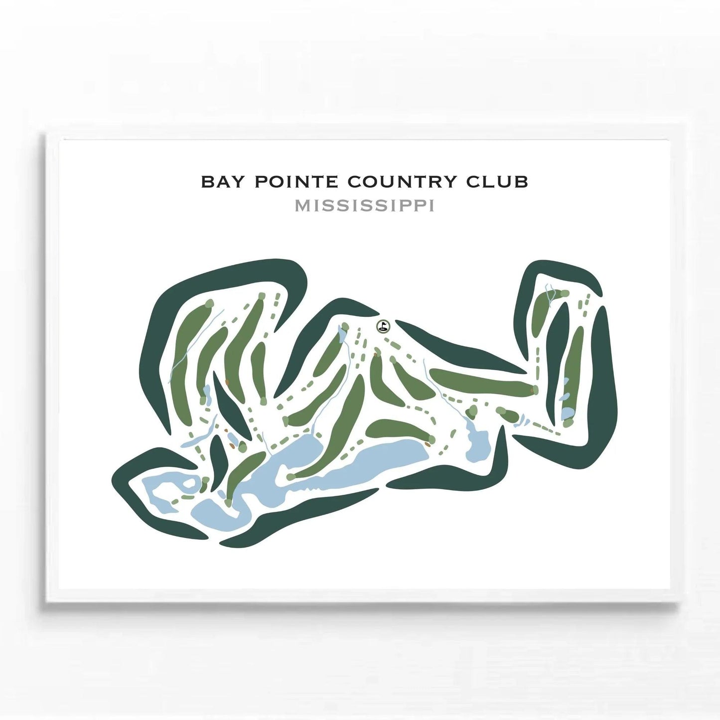 Bay Pointe Country Club, Mississippi - Printed Golf Courses