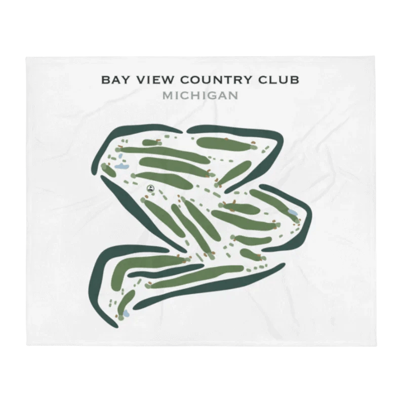 Bay View Country Club, Michigan - Printed Golf Courses