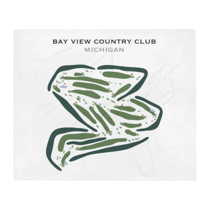 Bay View Country Club, Michigan - Printed Golf Courses
