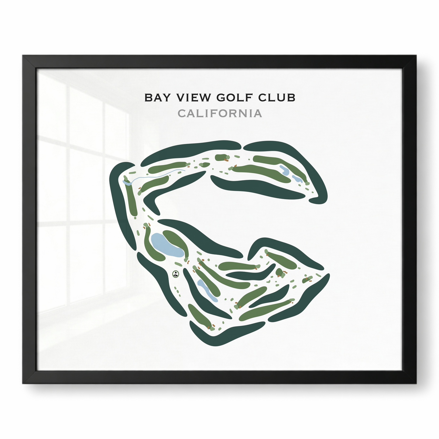 Bay View Golf Club, California - Printed Golf Courses