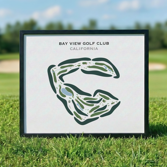 Bay View Golf Club, California - Printed Golf Courses